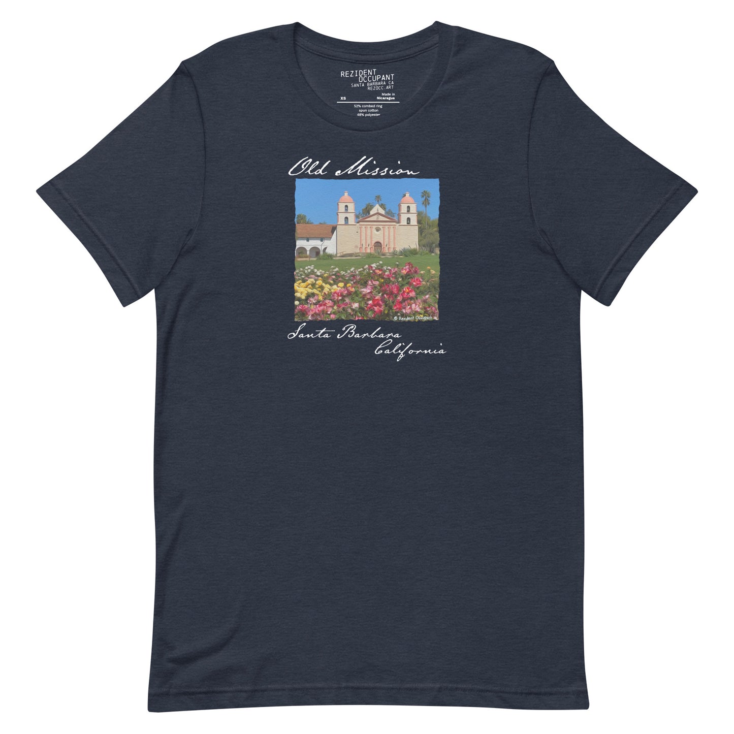Old Mission Santa Barbara California • T-Shirt