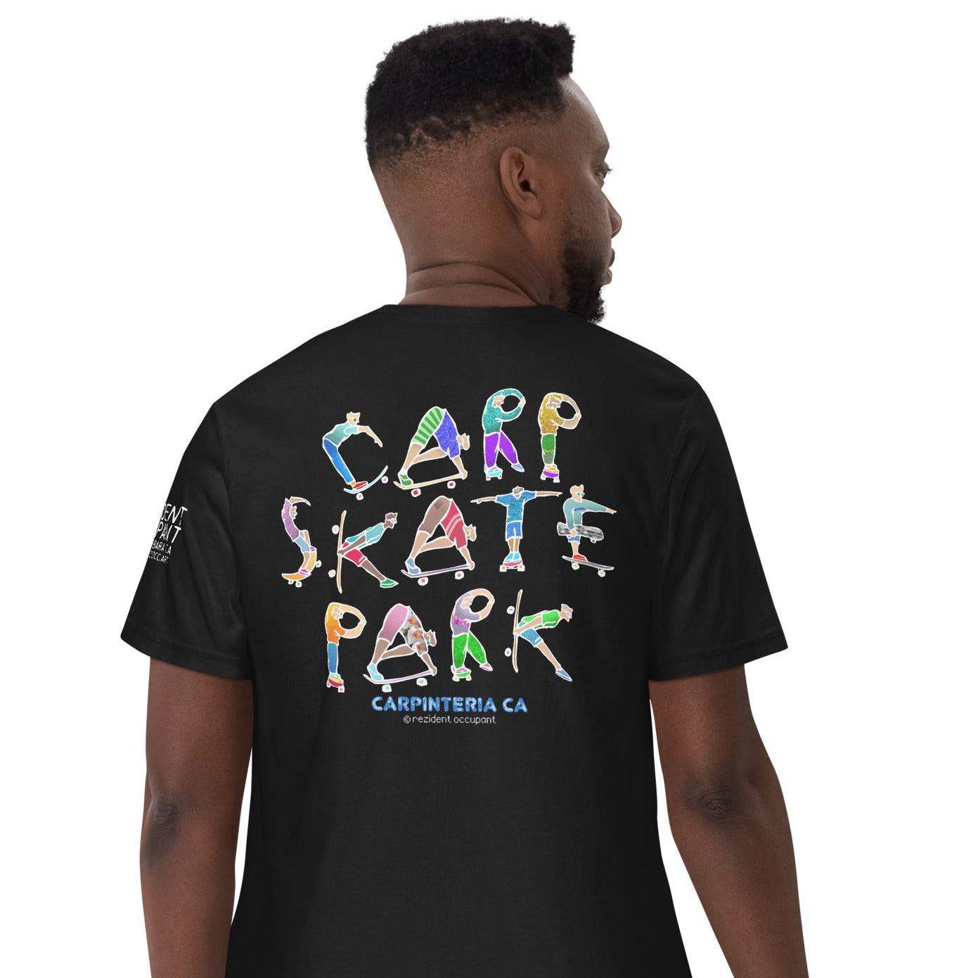 Carp Skate Park • Carpinteria, California, T-Shirt • Back