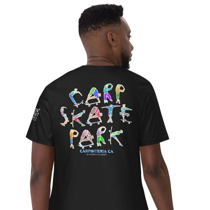 Carp Skate Park • Carpinteria, California, T-Shirt • Back