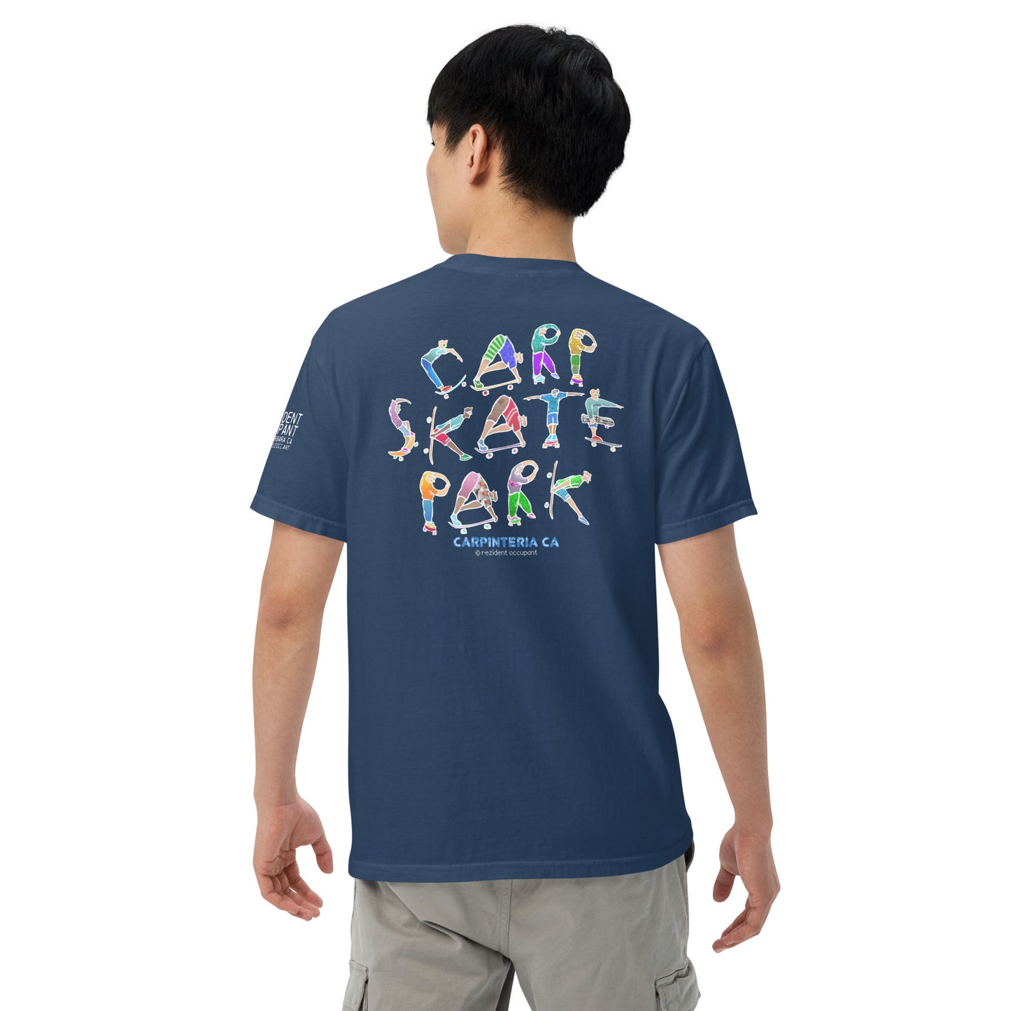 Carp Skate Park • Carpinteria, California, T-Shirt • Back