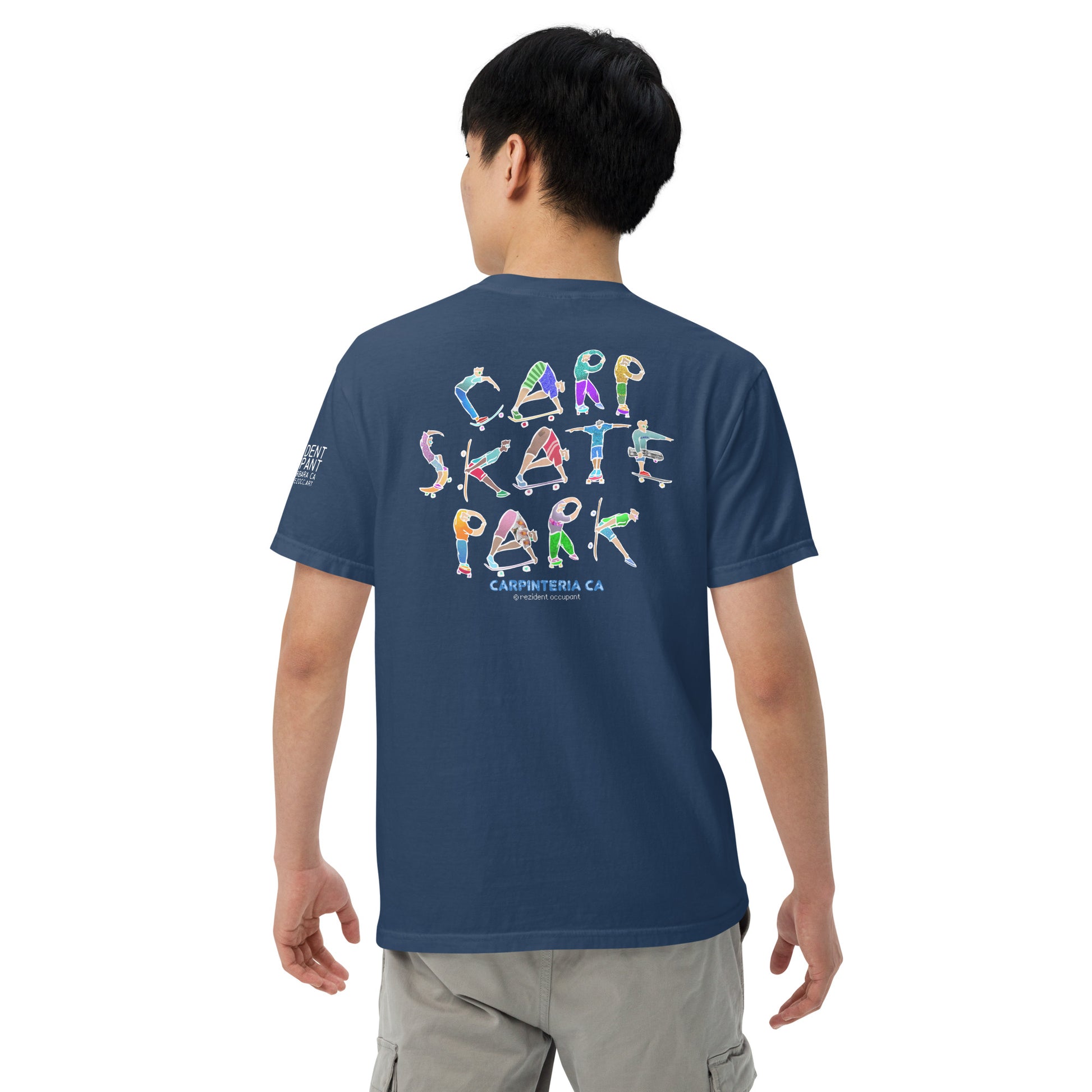 Carp Skate Park • Carpinteria, California, T-Shirt • Back