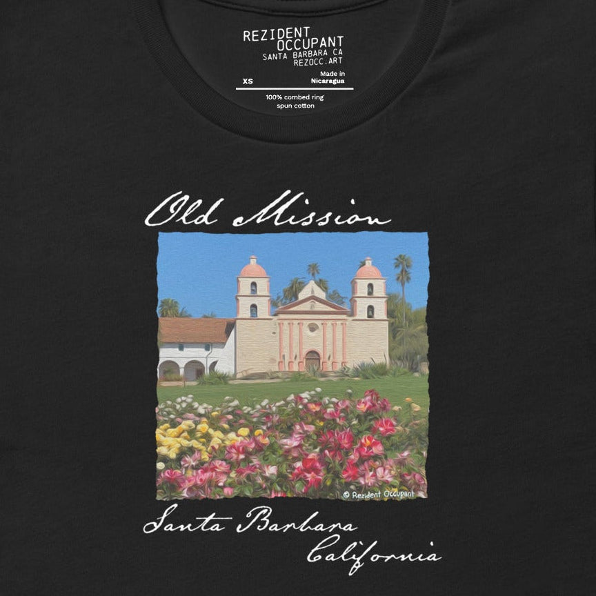 Old Mission Santa Barbara California • T-Shirt 