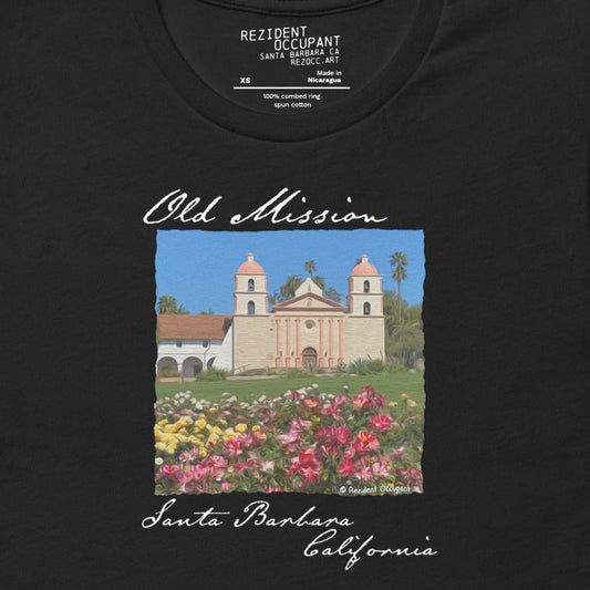 Old Mission Santa Barbara California • T-Shirt 